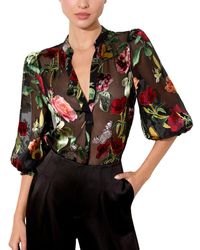 Alice + Olivia - Sheila Button Down - Lyst