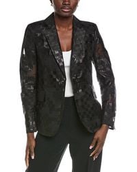 Akris - Shadow Wool & Silk-Blend Blazer - Lyst