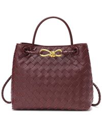 Tiffany & Fred Paris - Woven Leather Top Handle Shoulder Bag - Lyst