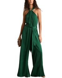 Reiss - Rosin Draped Occasion Jumpsuit - Lyst