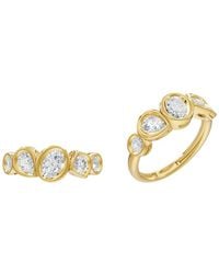 Lab Grown Diamonds - Silver 1.03 Ct. Tw. Lab-grown Diamond Ring - Lyst