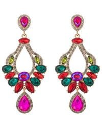 Eye Candy LA - The Luxe Collection Crystal Statement Earrings - Lyst