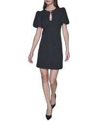 KARL LAGERFELD - Floral Stretch Jacquard Dress - Lyst