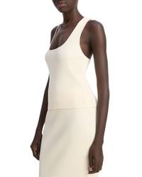 Vince - Rib Racerback Tank Top - Lyst