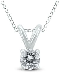 True Diamond - 14k 0.23 Ct. Tw. Diamond Necklace - Lyst