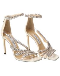 Jimmy Choo - Josefine 100 Leather Sandal (authentic Pre-owned) - Lyst