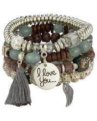jean claude - Stainless Steel 4Pc Bracelet Set - Lyst
