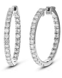 Amairah - 14K 0.75 Ct. Tw. Lab-Grown Diamond Hoops - Lyst