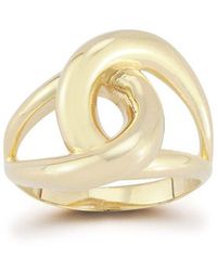 Chloe and Madison - 14k Over Silver Bold Knot Ring - Lyst
