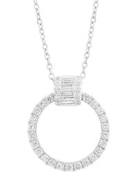 Effy Fine Jewelry - 14K 0.47 Ct. Tw. Diamond Necklace - Lyst