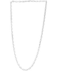 Italian Silver - French Cable Chain Necklace - Lyst