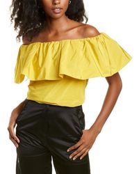Pinko Off-the-shoulder Top - Yellow