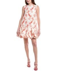 Valentino - Silk-Blend Mini Dress - Lyst