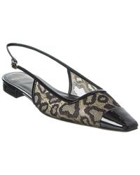 Alexandre Birman - Olivia Lace Patent Flat - Lyst