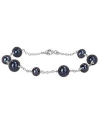 Rina Limor - Silver 6.5-7mm Pearl Station Bracelet - Lyst
