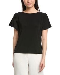 Anne Klein - Cascade Flutter Sleeve Top - Lyst