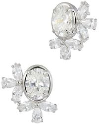 Savvy Cie - Cz Stud Earrings - Lyst