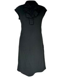 Celine - Ruffled Neckline Midi Dress, Size Eu (Authentic Pre-Loved) - Lyst