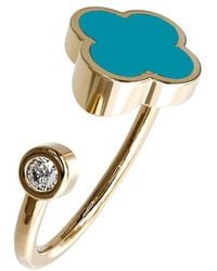 Gabi Rielle - 14K Over Agate Cz Stackable Ring - Lyst