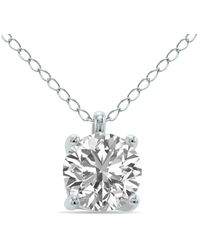 Diamond Select Cuts - 14k 0.75 Ct. Tw. Diamond Pendant Necklace - Lyst