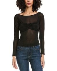 Femme Society - Long Sleeve Knit Top - Lyst