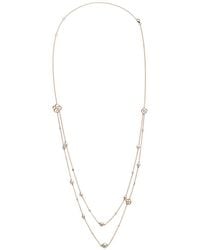 Haus of Brilliance - 18K Rose Diamond & Multi-Size Pearl Station Necklace - Lyst