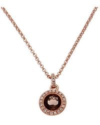 Diana M. Jewels - Fine Jewelry 14k Rose Gold 0.66 Ct. Tw. Diamond & Topaz Necklace - Lyst