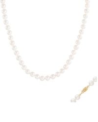 Splendid - 14K 5-6Mm Akoya Pearl Necklace - Lyst