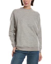 James Perse - Brushed Thermal Mock Neck Cashmere-Blend Top - Lyst