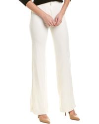 Burberry Jersey Wide Leg Trouser - White