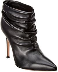 Gianvito Rossi - Cyril 105 Leather Bootie - Lyst