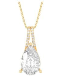 Amairah - 14K Rose 2.00 Ct. Tw. Lab-Grown Diamond Pendant Necklace - Lyst
