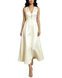 LOEY - Solid Midi Dress - Lyst