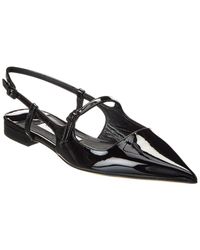 Jimmy Choo - Didi Patent Slingback Flat - Lyst