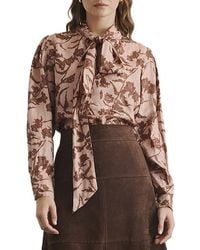 Tanya Taylor - Petra Silk-Blend Top - Lyst