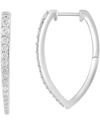 Effy Fine Jewelry - 14K 0.47 Ct. Tw. Diamond Earrings - Lyst