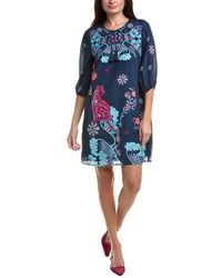 Johnny Was - Vesna Silk-Blend Mini Dress - Lyst