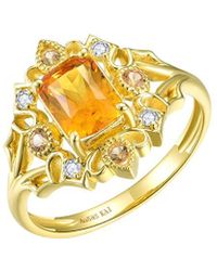 Kai Fine Jewelry - 14K 1.66 Ct. Tw. Diamond & Citrine Cocktail Ring - Lyst