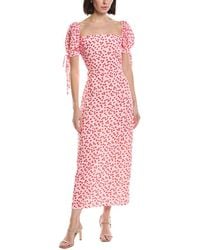 HL Affair - Short Sleeve Midi Dress - Lyst