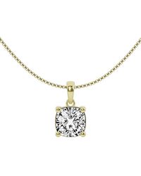 Lab Grown Diamonds - 14K 2.00 Ct. Tw. Lab Grown Diamond Solitaire Pendant Necklace - Lyst