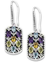 Samuel B. - Silver 3.37 Ct. Tw. Gemstone Earrings - Lyst