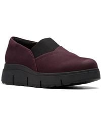 Clarks - Loriini West Leather Flat - Lyst