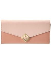 Fendi - Ff Diamonds Leather Wallet On Chain - Lyst