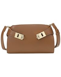 Tiffany & Fred Paris - Structured Smooth Leather Crossbody - Lyst