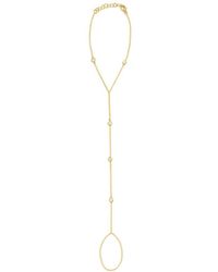Sabrina Designs - 14K 0.11 Ct. Tw. Diamond Hand Chain Bracelet - Lyst