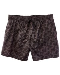 Fendi - Logo Swim Short - Lyst