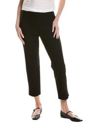 Eileen Fisher - Hi Waisted Slim Crop Pant - Lyst