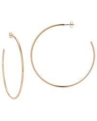 Glaze Jewelry - 14k Rose Gold Vermeil Thick Hoops - Lyst