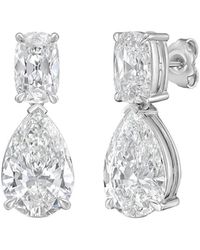 Diana M. Jewels - Diana M. 14K 10.00 Ct. Tw. Lab-Grown Diamond Drop Earrings - Lyst