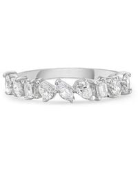 Forever Creations USA Inc. - Forever Creations 14K 0.76 Ct. Tw. Diamond Half-Eternity Ring - Lyst